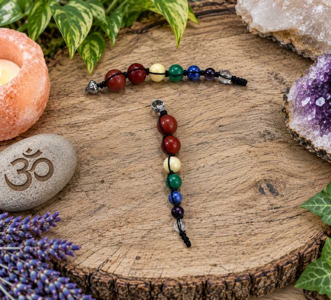 Colgante Chakras macramé